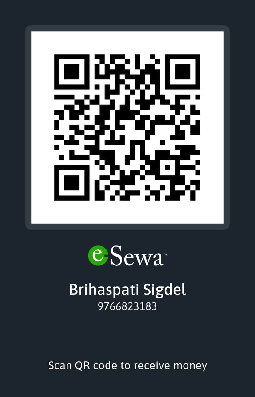 Scan QR code to support ToolsSewa